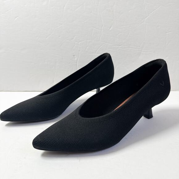 VIVAIA Stella Sustainable Heels Black 38 US 7.5 - Picture 1 of 11